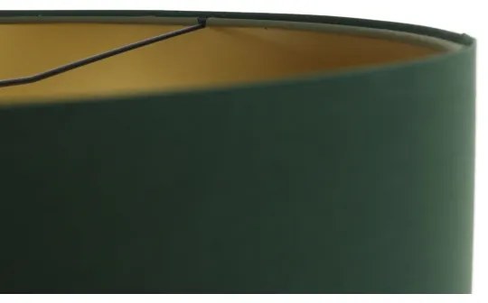 Csillár zsinóron TWIST 1xE27/60W/230V zöld/arany