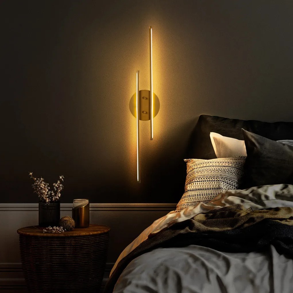 Umut 13298 arany fém LED falilámpa
