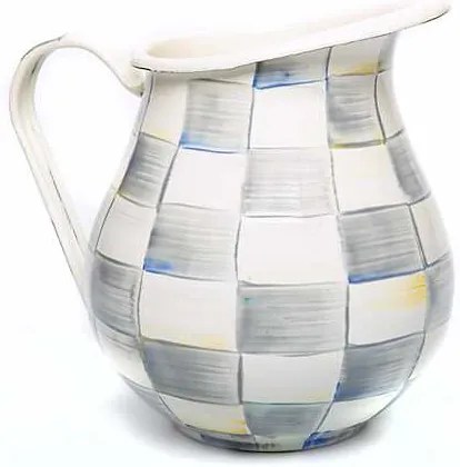 Smaltovaný džbán "Sterling Check" 2,84L - MacKenzie-Childs