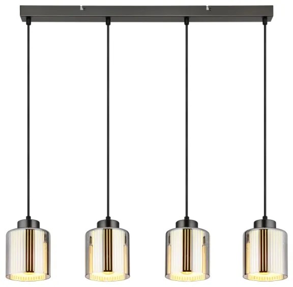 Globo 16056-4H - Csillár zsinóron FELICIA 4xE27/60W/230V