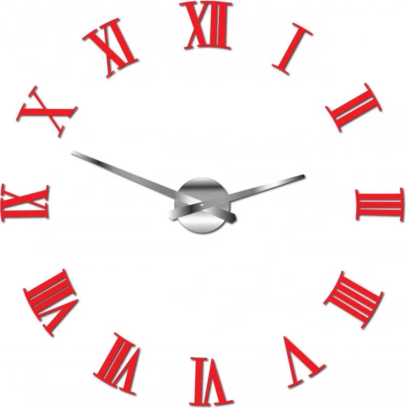 Római számokkal díszített, öntapadós falióra - ROOLIND