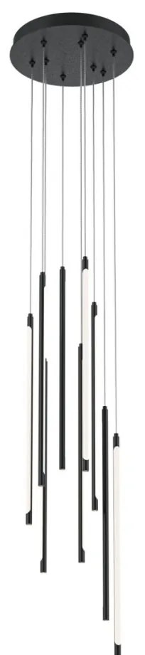 MAYTONI MOD236PL-L54B3K LIGHT STICK Többágú Függesztett Lámpa Fekete LED IP20