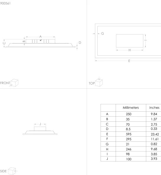 Eglo 900561 - LED Mennyezeti lámpa MARMORATA LED/26W/230V