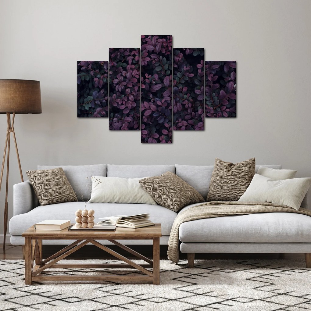 Sötétvörös levelek képe (150x105 cm)