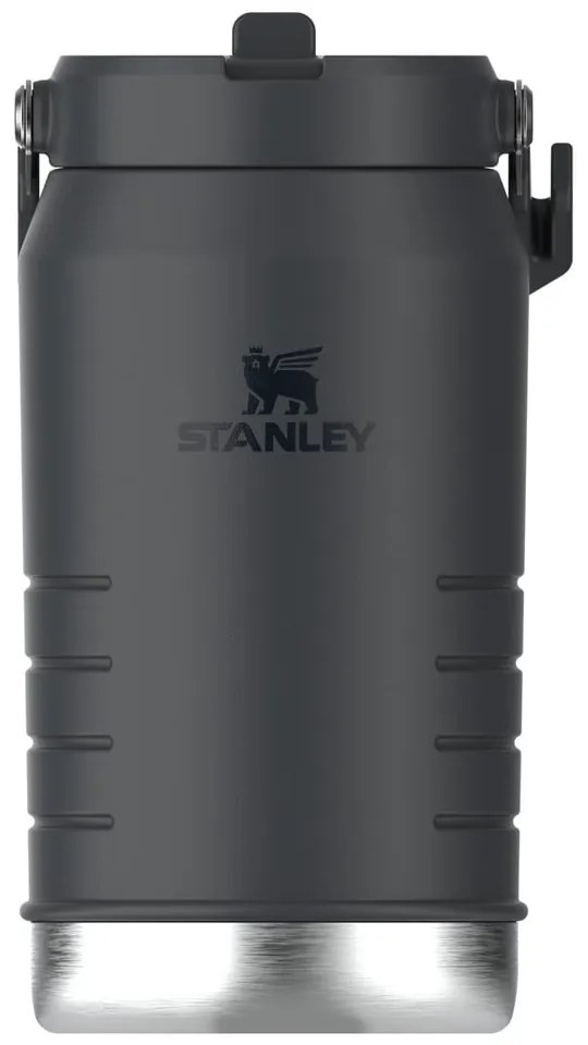 Fekete rozsdamentes acél termosz 1,9 l IceFlow™ Flip Straw 2.0 Black – Stanley