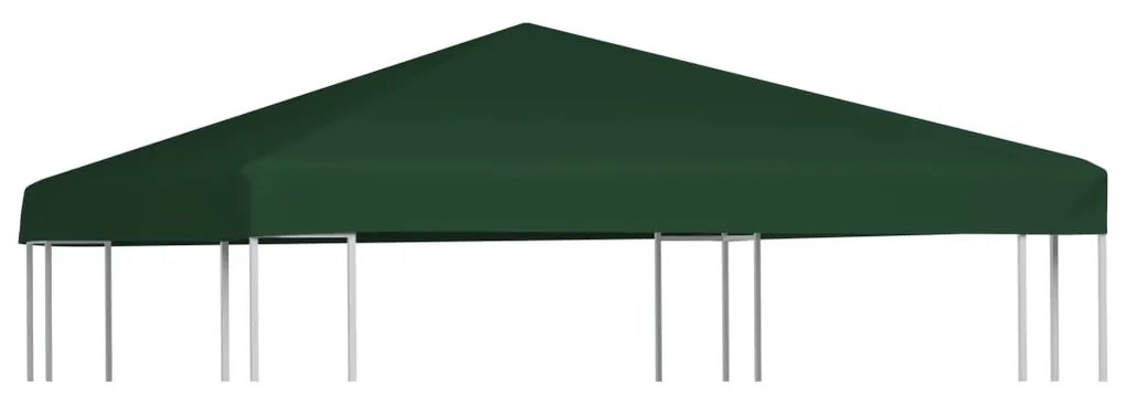 zöld pavilon tetőponyva 310 g/m², 3 x 3 m