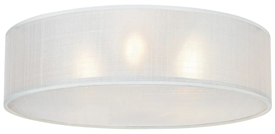 Fehér mennyezeti lámpa textil búrával Haru – Markslöjd