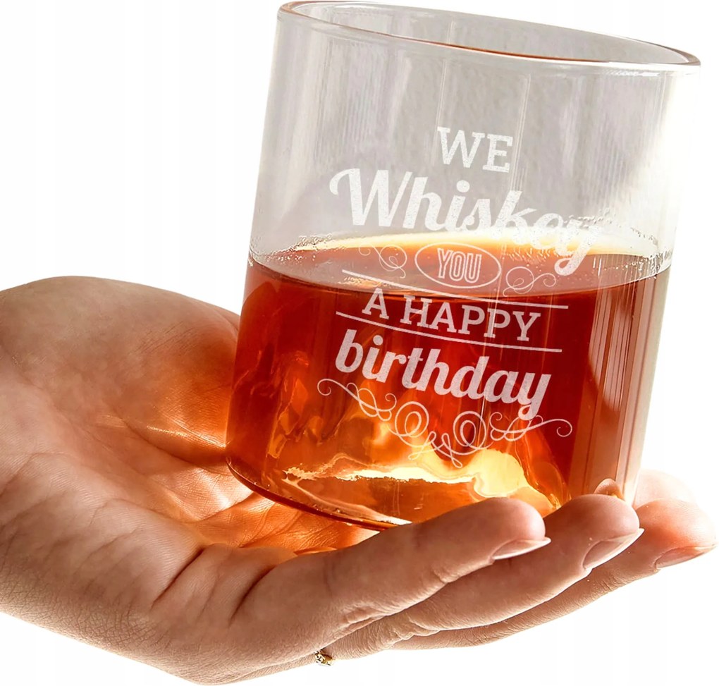 Whiskys pohár Születésnapra