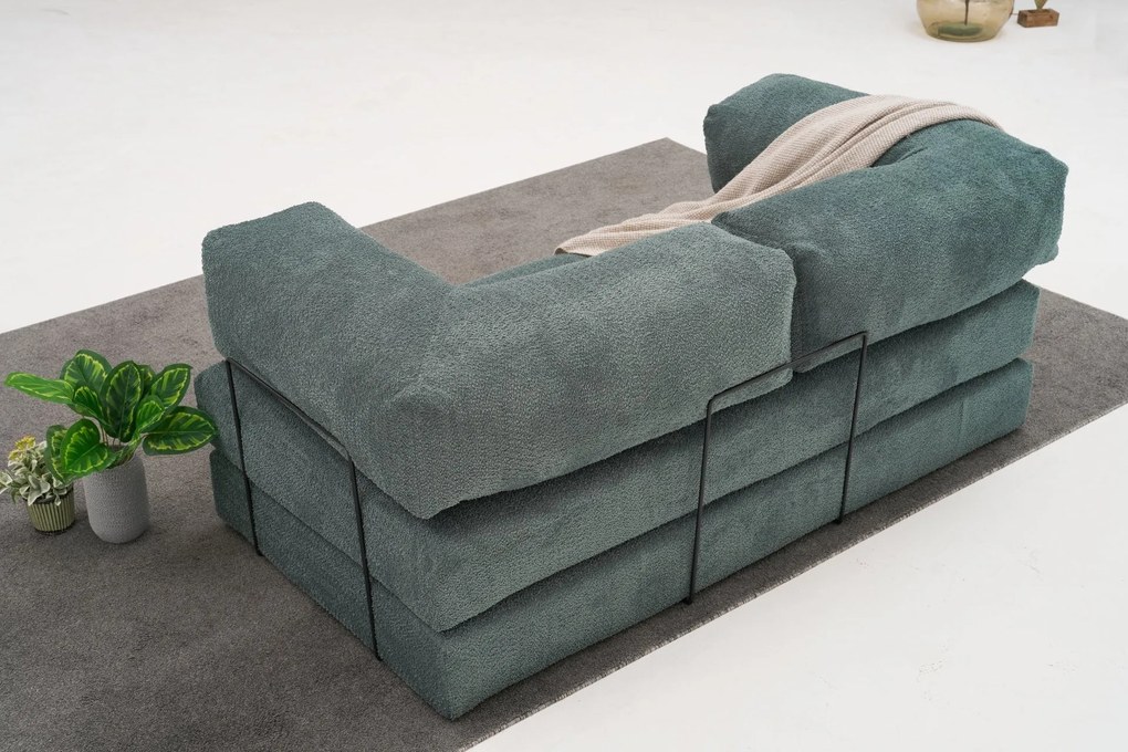 3 személyes kanapé Comfort - Zöld