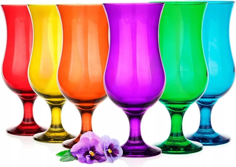 Koktélpoharak 420 ml Italtartó szett 6db-os