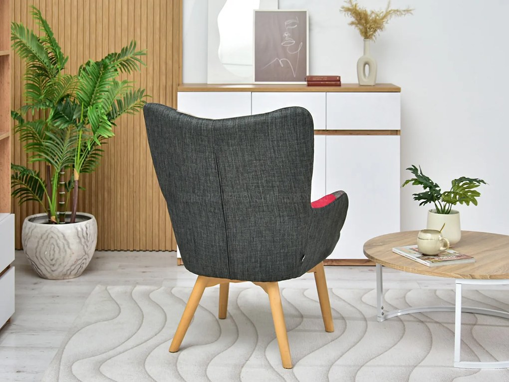 Fotel Nutri (patchwork + fekete). 1110348