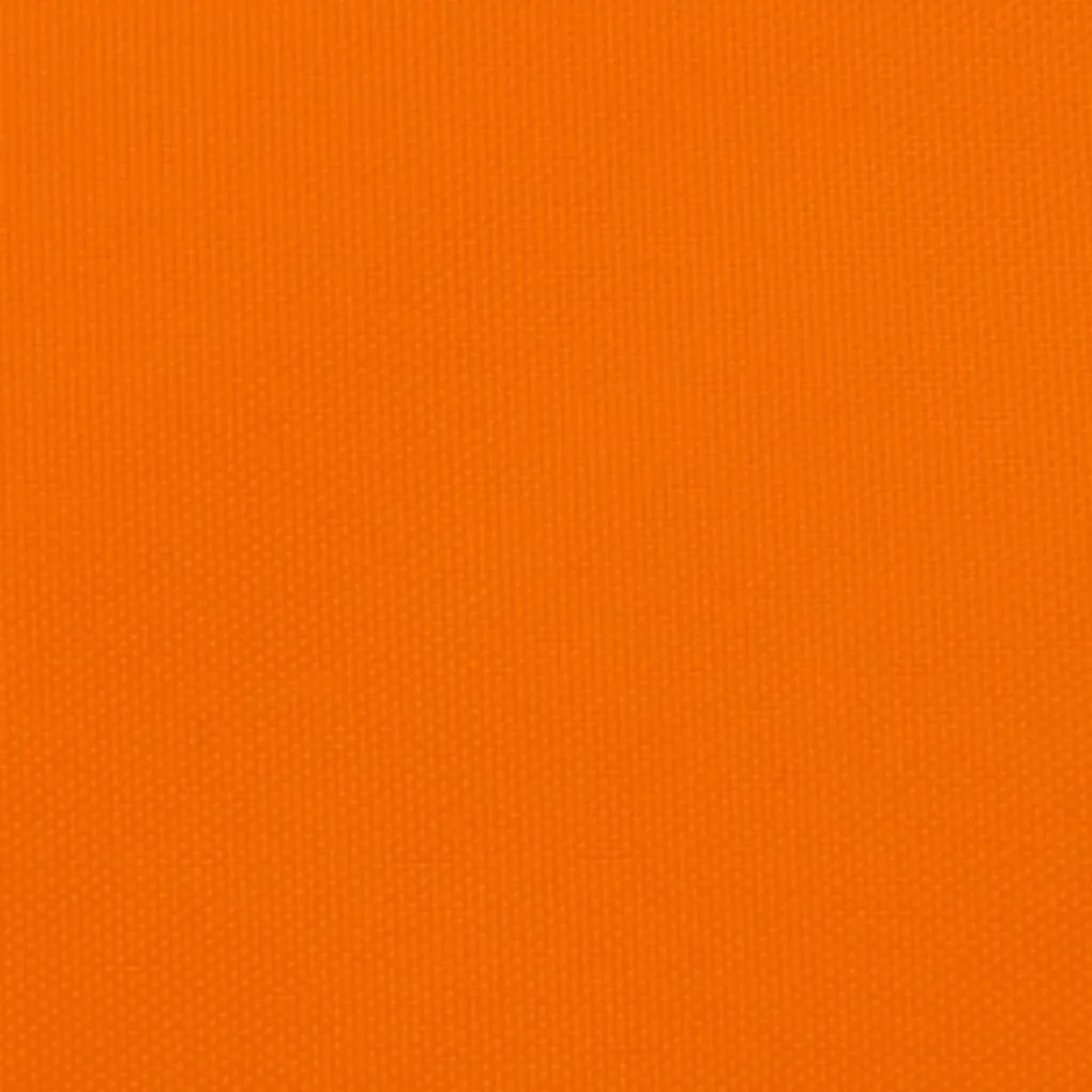 narancssárga téglalap alakú oxford-szövet napvitorla 2,5x3,5 m