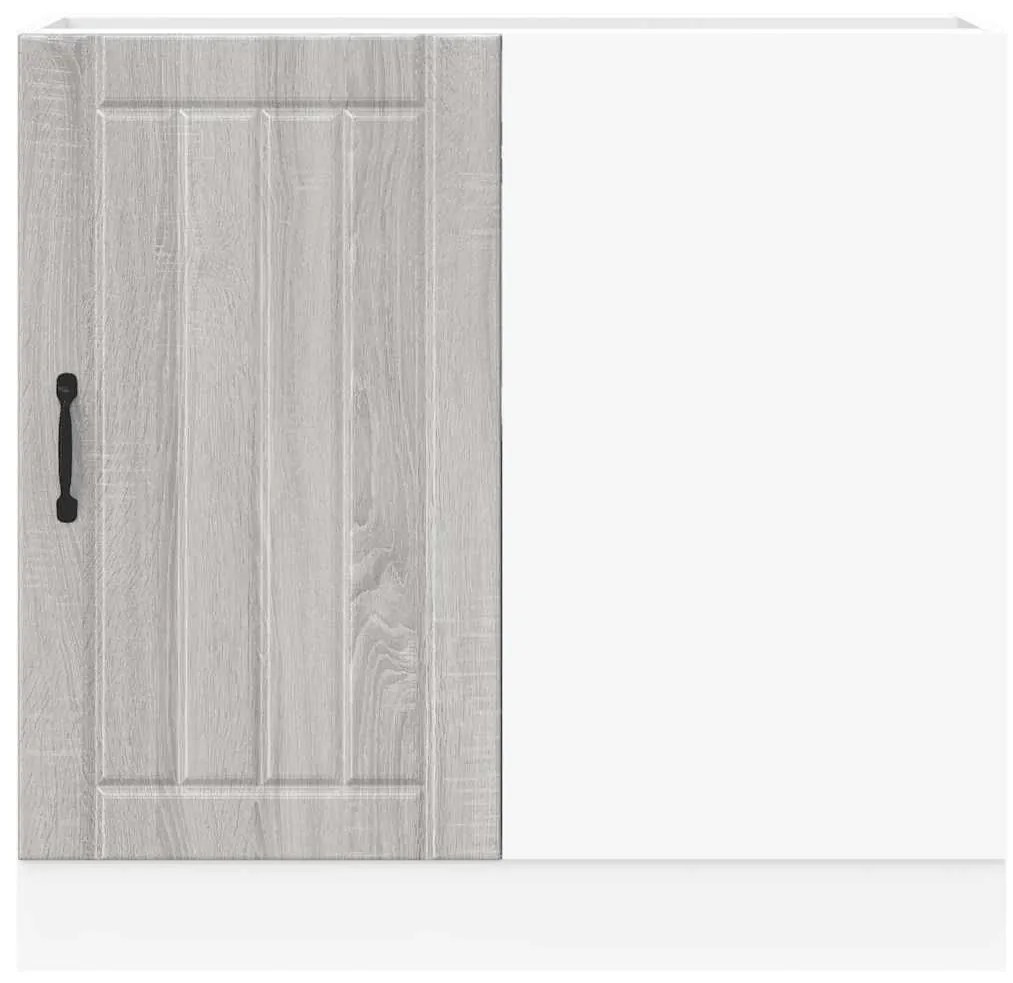 alsó konyhaszekrény Lucca szürke sonoma műfa