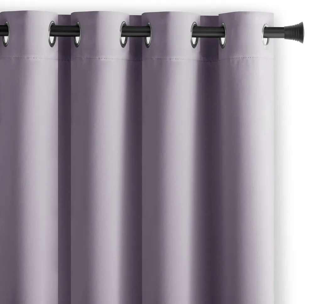 Törtrózsaszín sötétítő függöny 140x245 cm Eyelets – Restilo