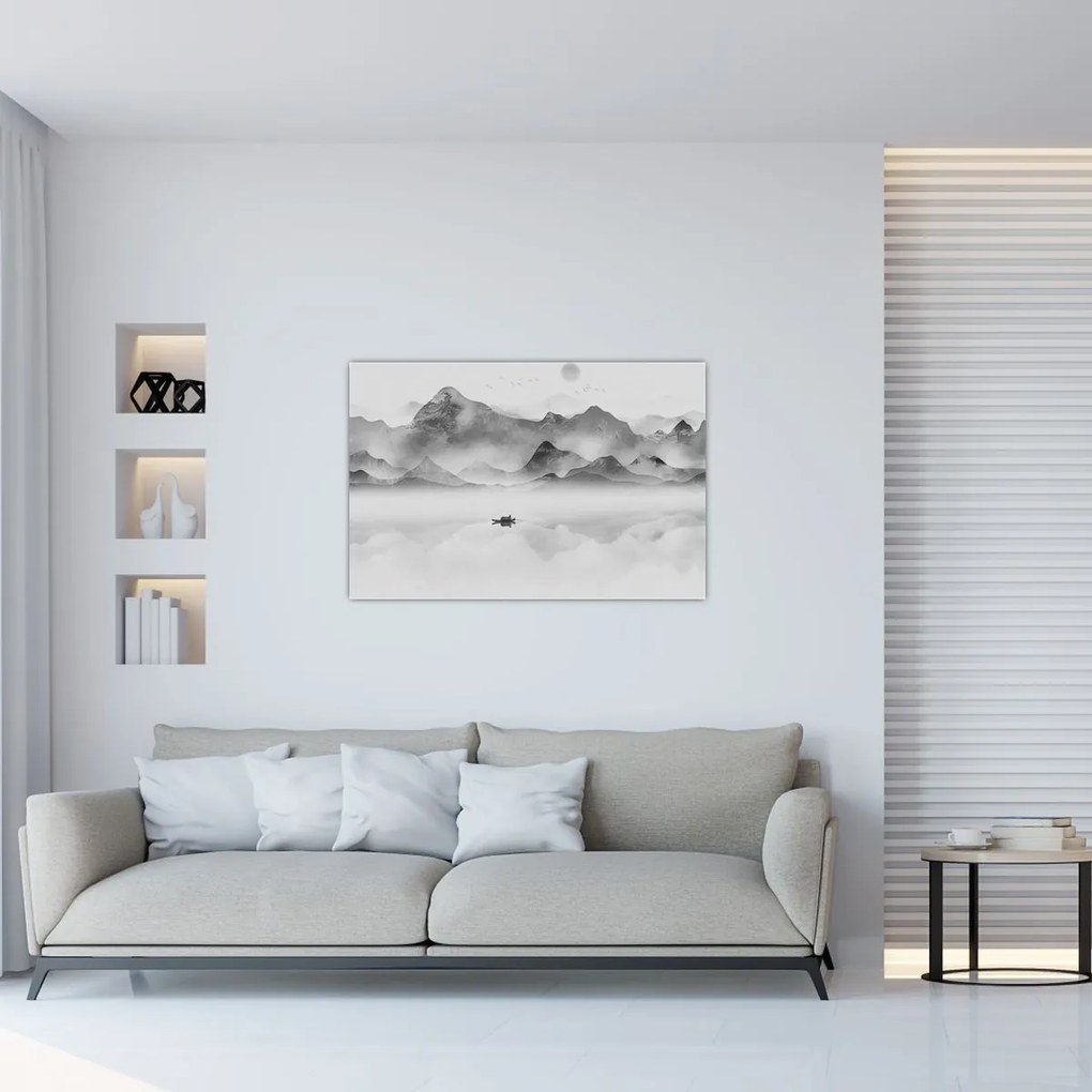 Kép - Japán tó (90x60 cm)