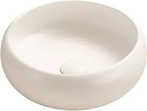 AREZZO design SORAYA 36 cm-es kerek kerámia mosdó, fehér
