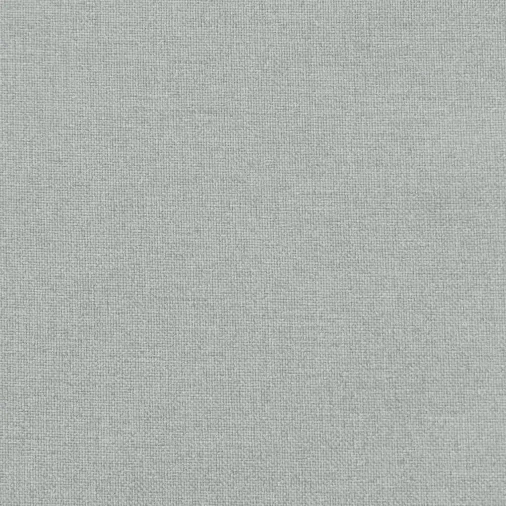 4db melange világosszürke szövet háttámlás székpárna 100x50x4cm