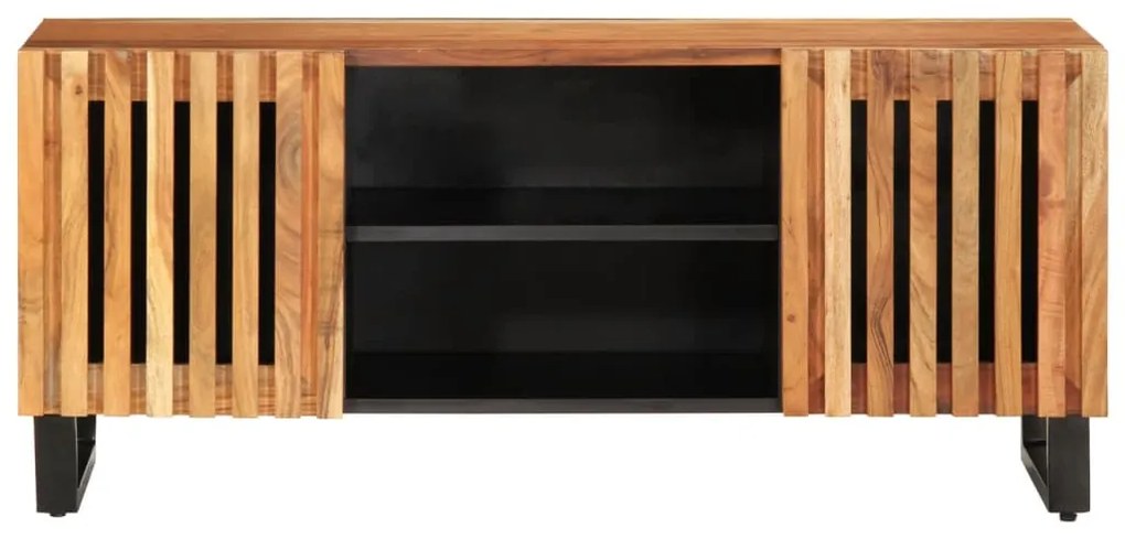 tömör akácfa TV-szekrény 105 x 34 x 46 cm