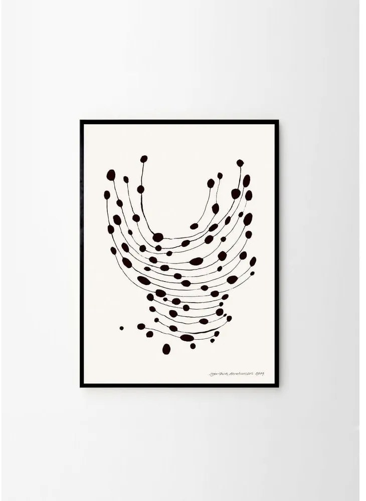 Poszter 30x40 cm Dancing Dots – Leise Dich Abrahamsen – The Poster Club
