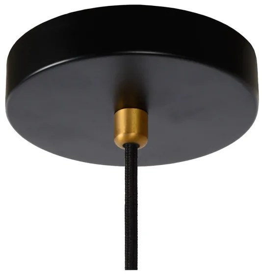 Lucide 03322/01/30 - Csillár zsinóron SELIN 1xGU10/35W/230V fekete