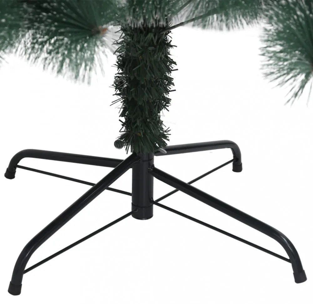 zöld PET műkarácsonyfa állvánnyal 240 cm