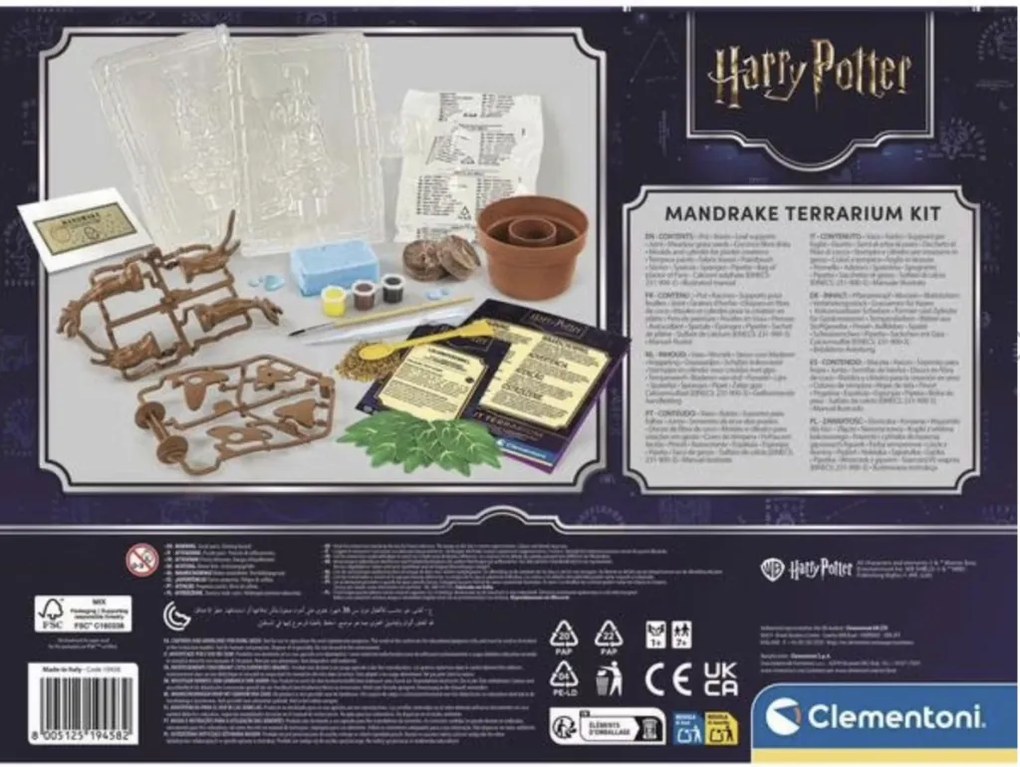 Harry Potter Mandrake modellkészítő Clementoni