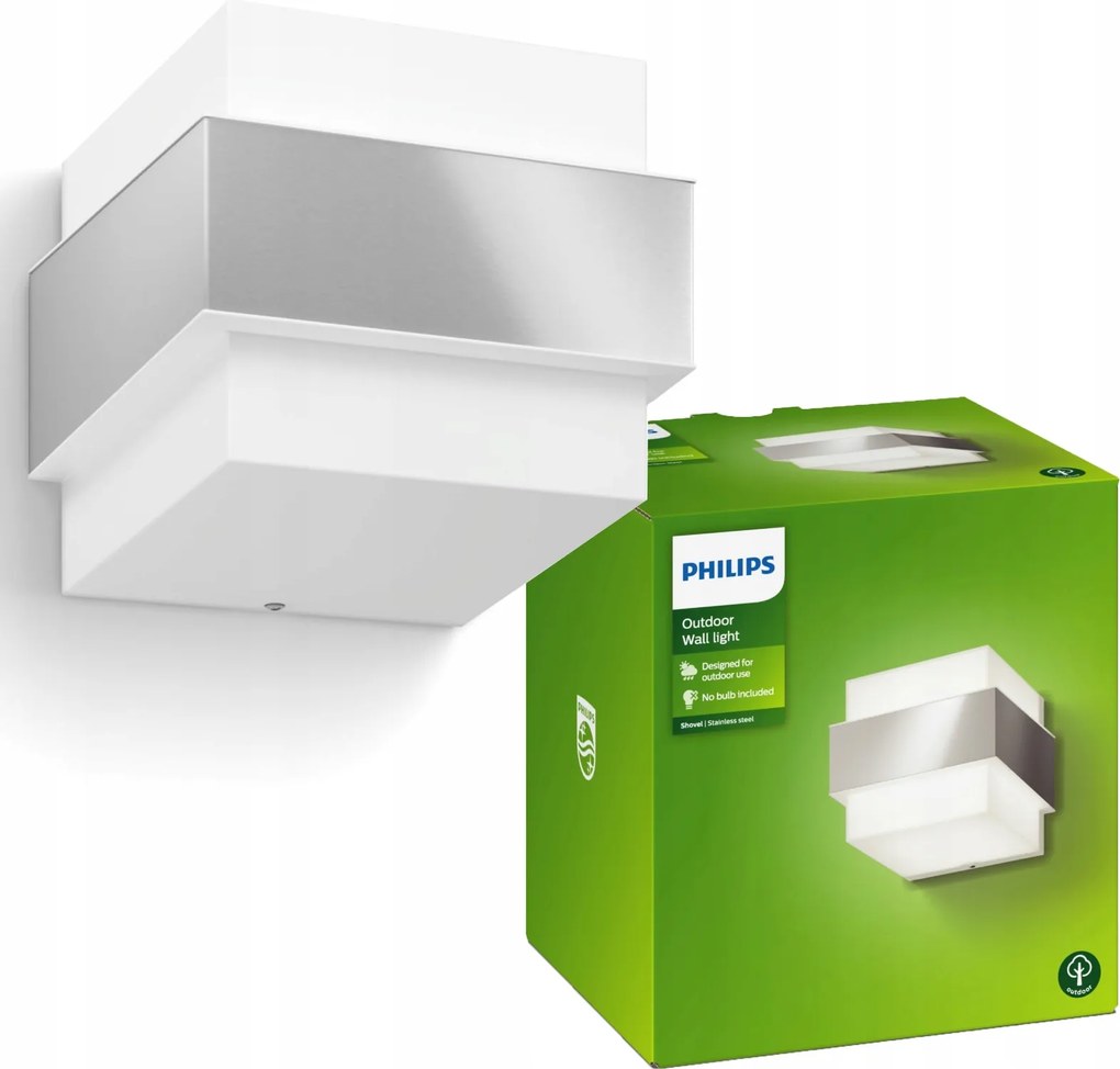Kerti fali lámpa Homlokzati Led kültéri lámpa Shovel E27 IP44 Philips