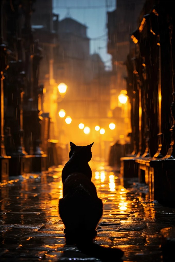 Poszter 20x30cm Magányos vándor