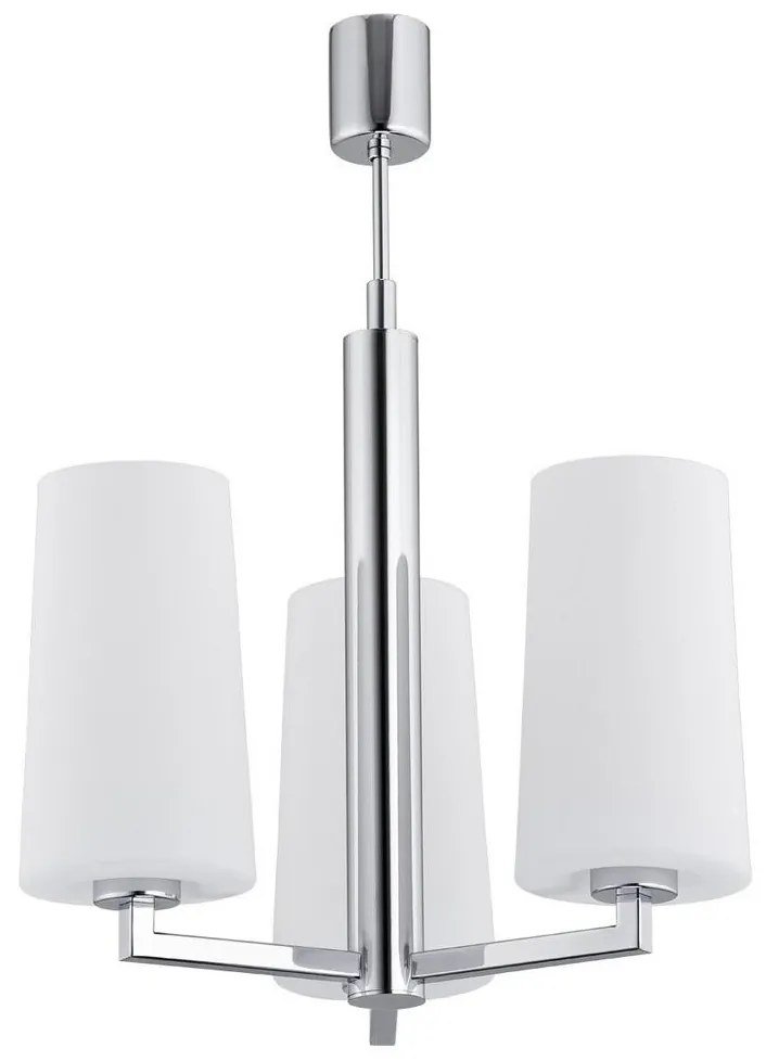 Argon 1224 - Csillár rúdon CAMELOT 3xE27/15W/230V fényes króm