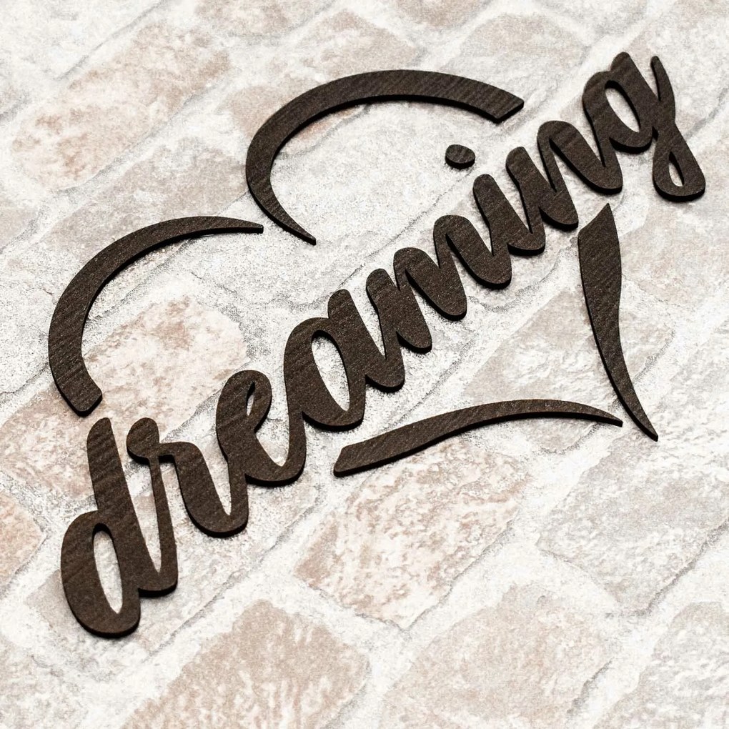 DUBLEZ | Motivációs falra ragasztható felirat - Never stop dreaming