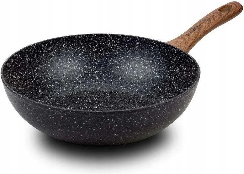 Nava gránit felületű wok serpenyő 28 cm