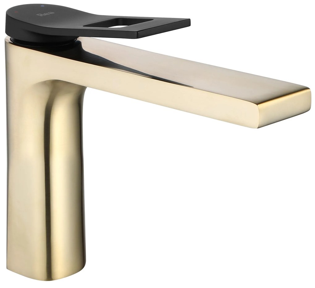 Fürdőszobai csaptelep REA Soul Gold mat black low