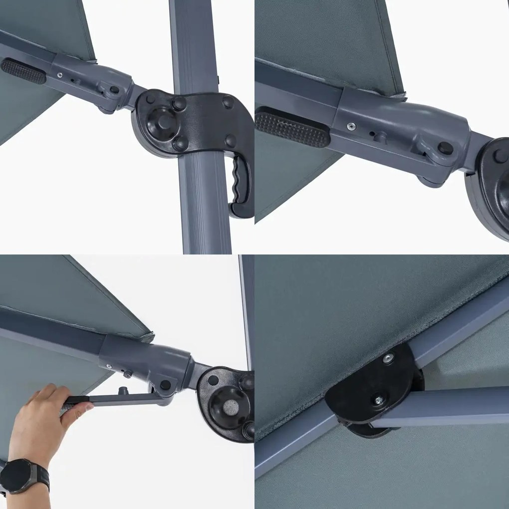 Furnigo Lumin napernyő Ø300 cm - antracit