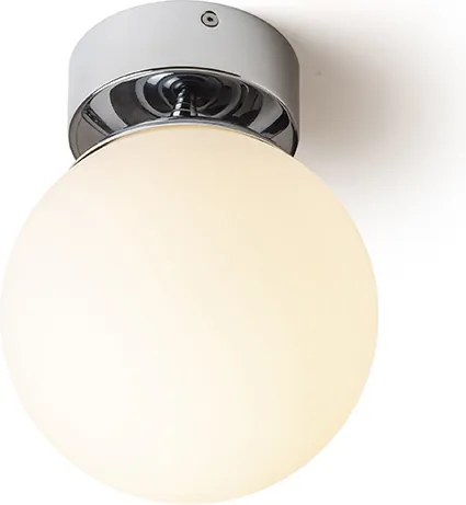 RENDL BOLLY 17 stropní opálové sklo/chrom 230V LED E27 11W IP44