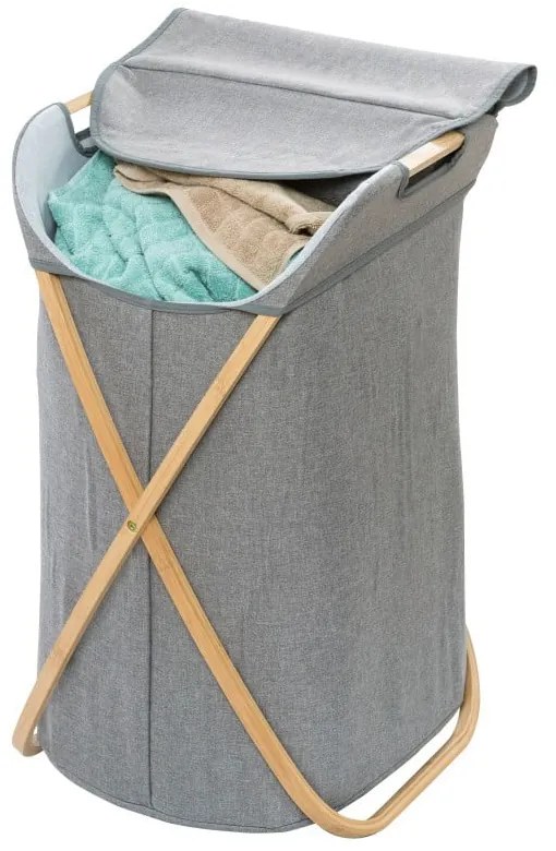 Bahari Bamboo bambuszvázas szennyestartó, 79 l - Wenko