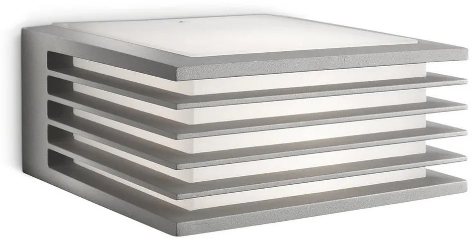 Philips - Kültéri fali lámpa SHADES 1xE27/15W/230V IP44 ezüst
