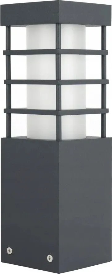 Kültéri kerti oszlop lámpa modern sötétszürke 25 cm IP54 Su-ma