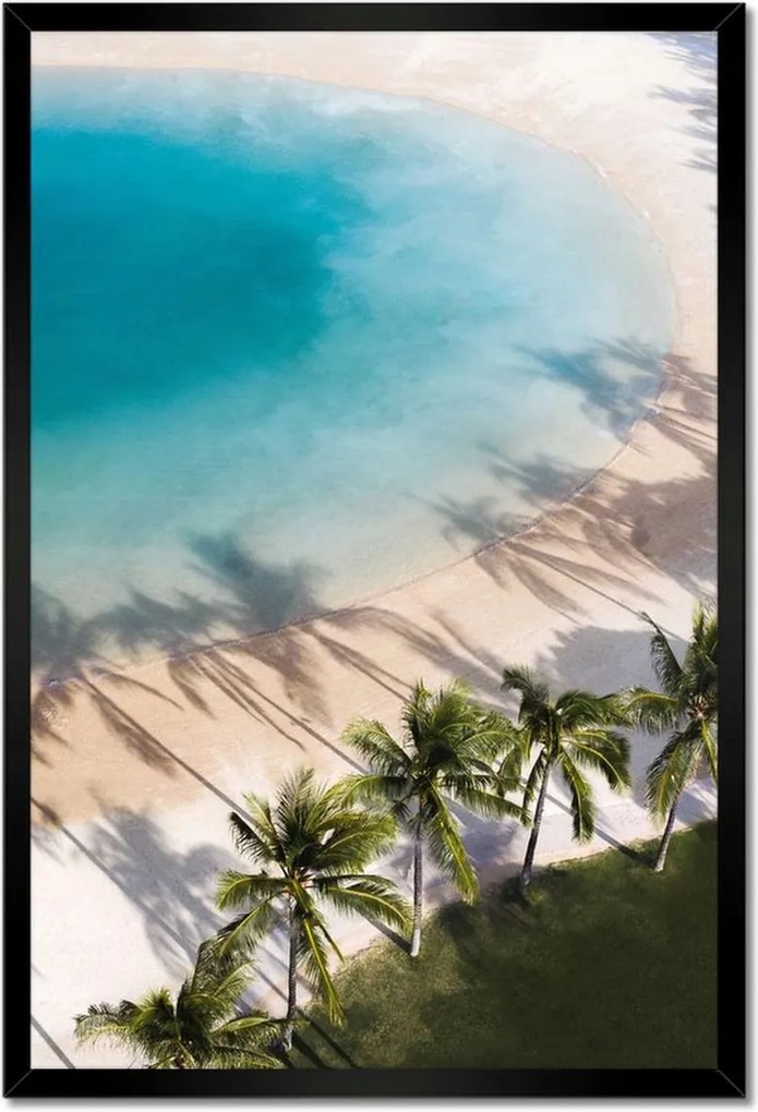 Poszterek keretben 40x60 Trópusi sziget Trópusok