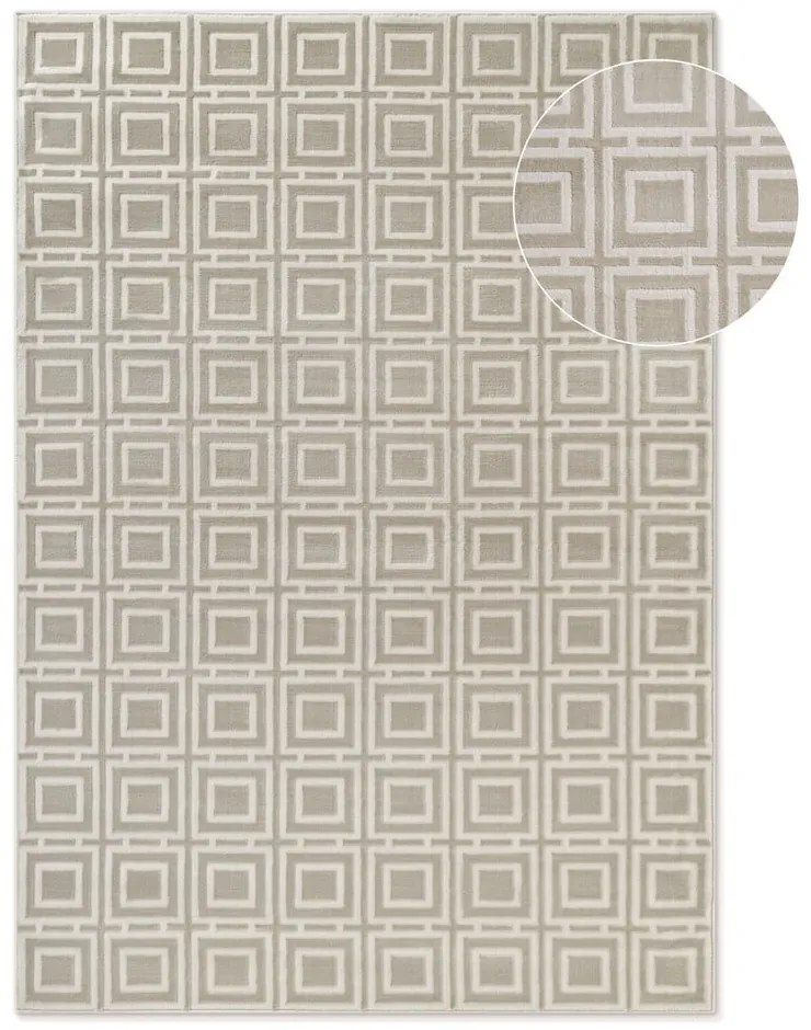 Krémszínű szőnyeg 200x280 cm Perles Howlite – Elle Decoration