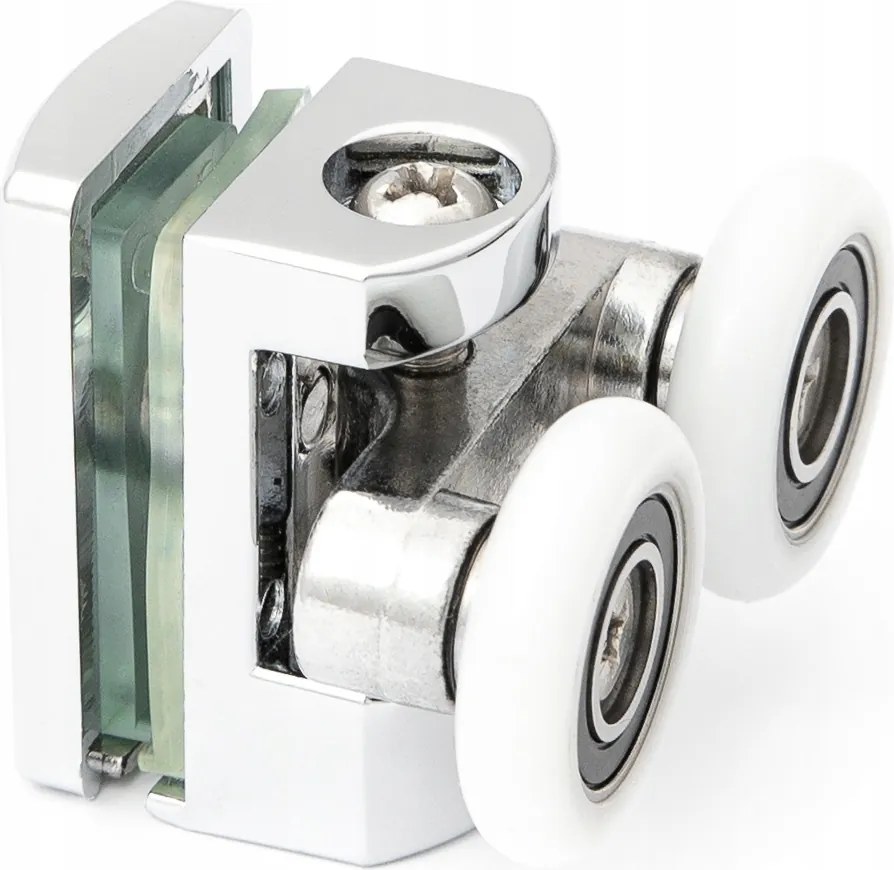 Görgős Dupla Fém zuhanykabin 25mm