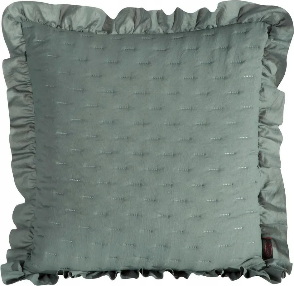 Párnahuzat 45x45 Libi menta sötét fodros