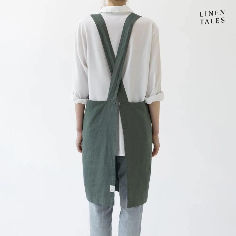Len kötény Crossback – Linen Tales