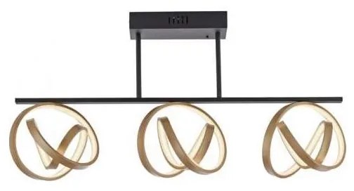 JUST LIGHT. 6245-18 - LED Felületre szerelhető csillár LOOP 3xLED/11W/230V 2700-5000K + távirányító