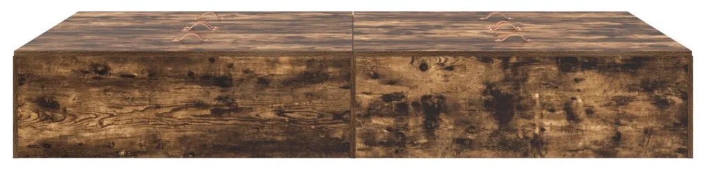 Tárolóágykeret Füstölt Tölgy 120x190 cm