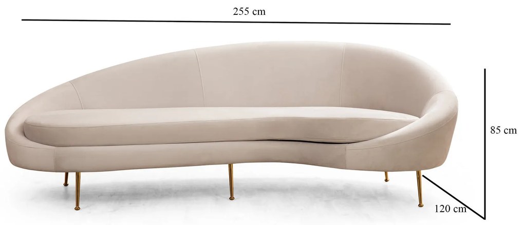 Kanapé Essiena (bézs) (J). 1062592