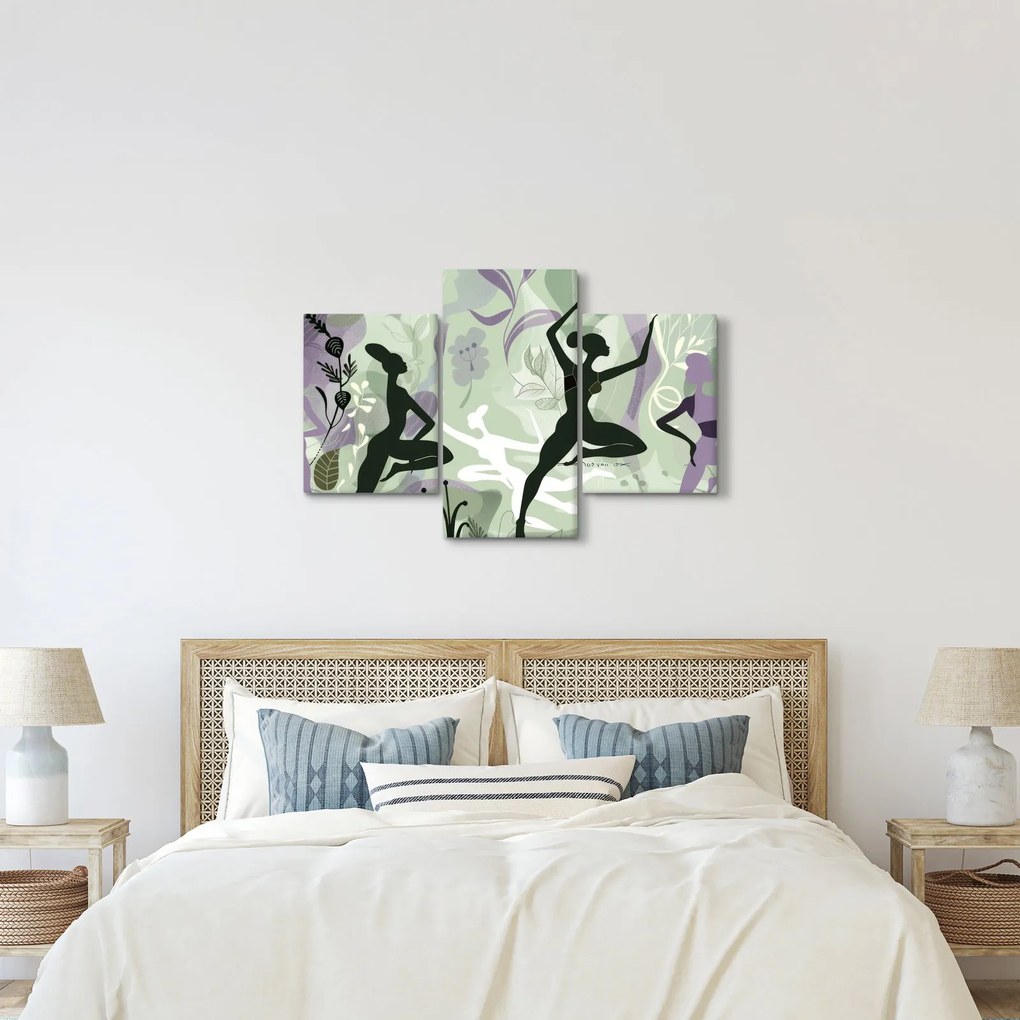 Kép - A táncosok illusztrációja (90x60 cm)