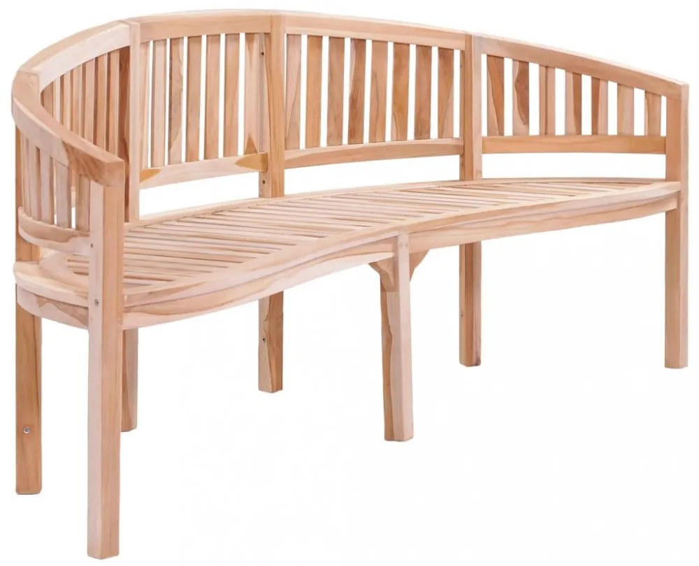 tömör tíkfa banán alakú pad 200 cm