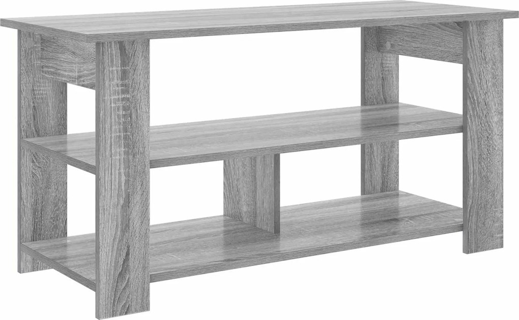 vidaXL TV állvány Szürke Sonoma 100 x 40 x 50 cm
