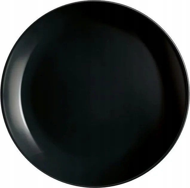 Luminarc Diwali Fekete Tányér Étkészlet 25 CM
