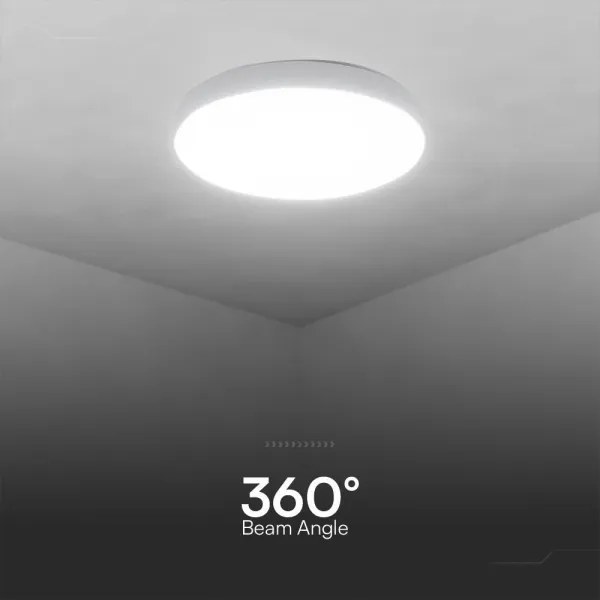 LED Dimmelhető mennyezeti lámpa LED/40W/230V 3000-6500K 39 cm fehér + távirányító